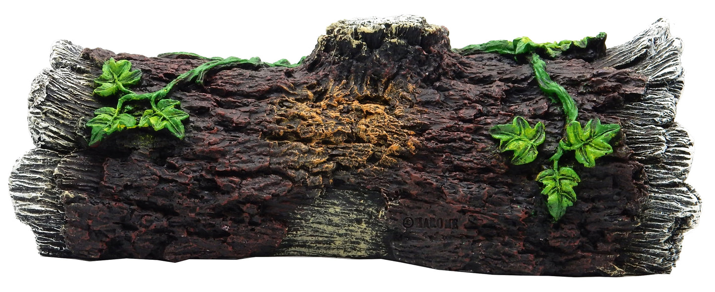 X-Large Wood Log Reptile Ornament